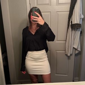 High waist pencil skirt